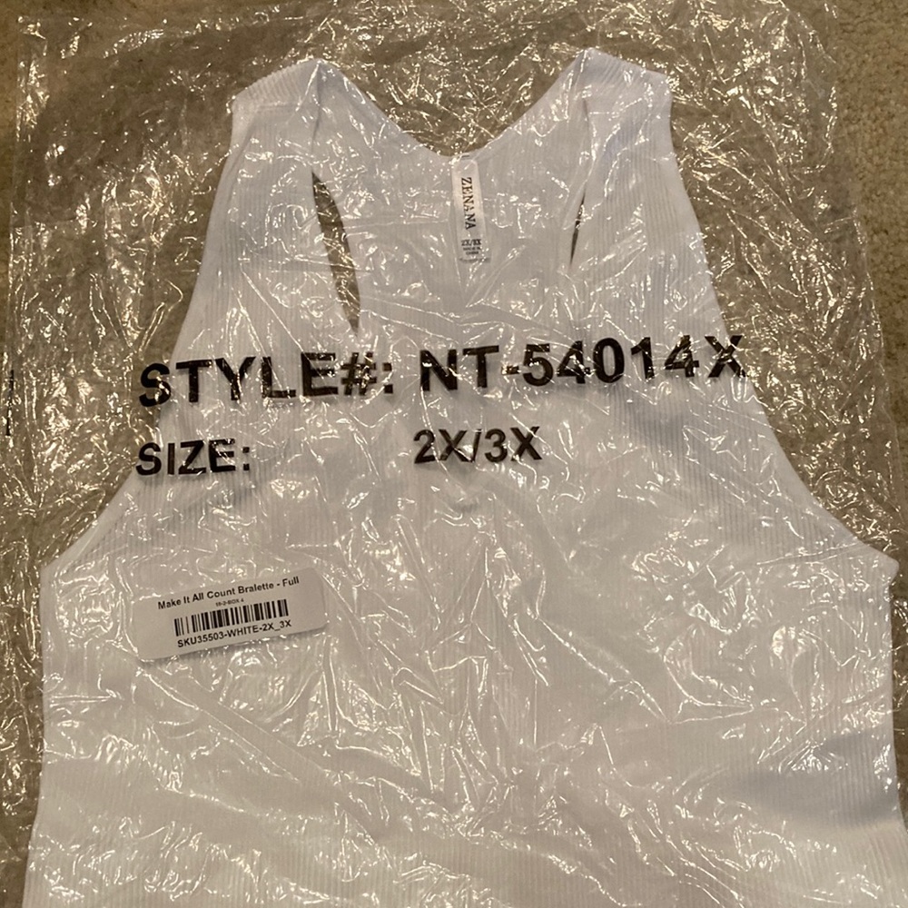 White Zenana tank top